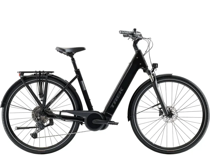 Trek District+ 4 R10 LS eHybrid Bike in Dark Star