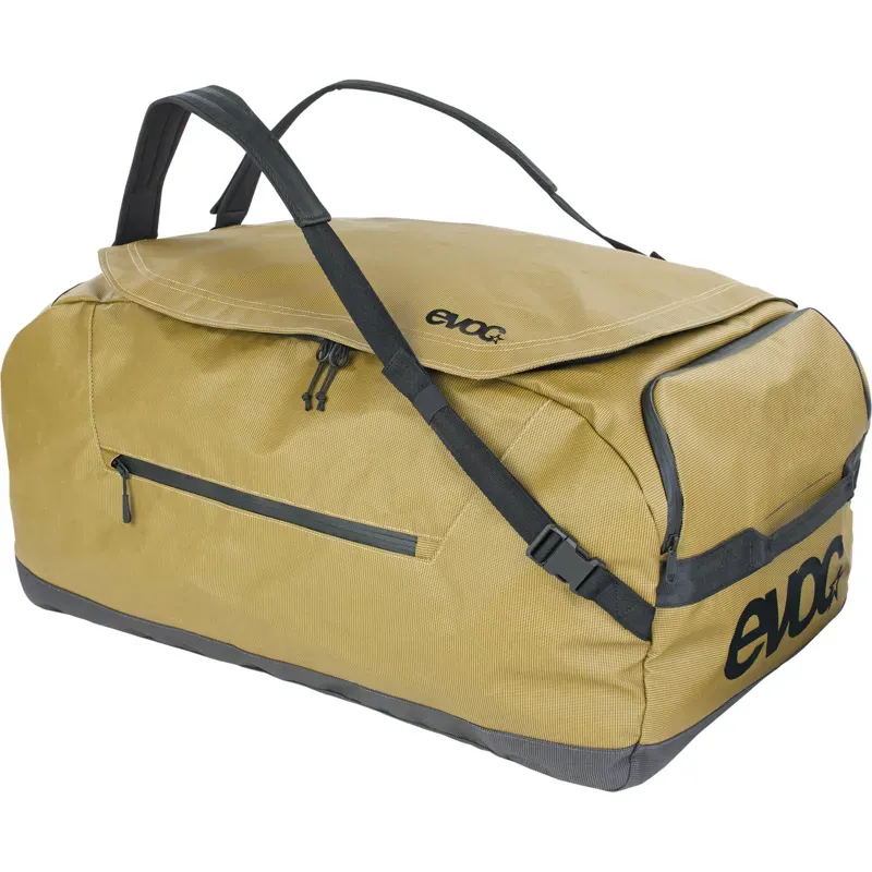 Evoc Duffle Bag 2021: CURRY/BLACK 60l
