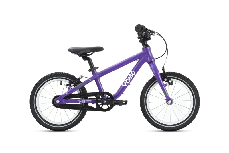 YOMO 14 Wheel Alloy Kids Bike : Lilac-1