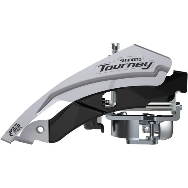 Shimano Tourney FD-TY601-L6 48-tooth MTB F. Derailleur in Black/Silver