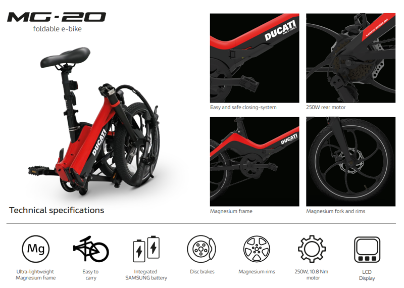 Ducati MG 20 Electric Folding Bike-7