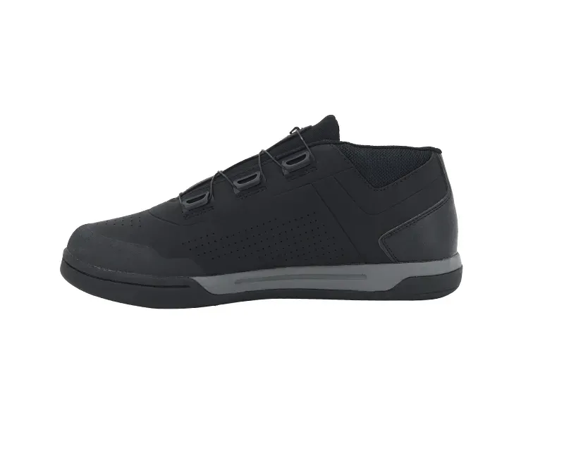 FLR Congo Pro Leather Flat Line Dial Shoes in Black-2