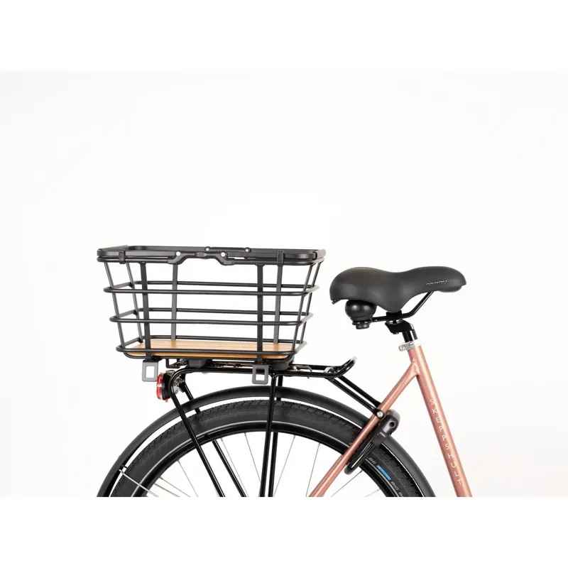 Atranvelo Epic Shopper AVS 23l Bamboo Base Basket in Black-4