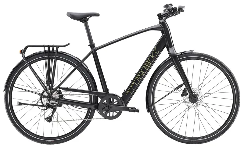 Trek FX+ 2 LT Electric Bike in Trek Black