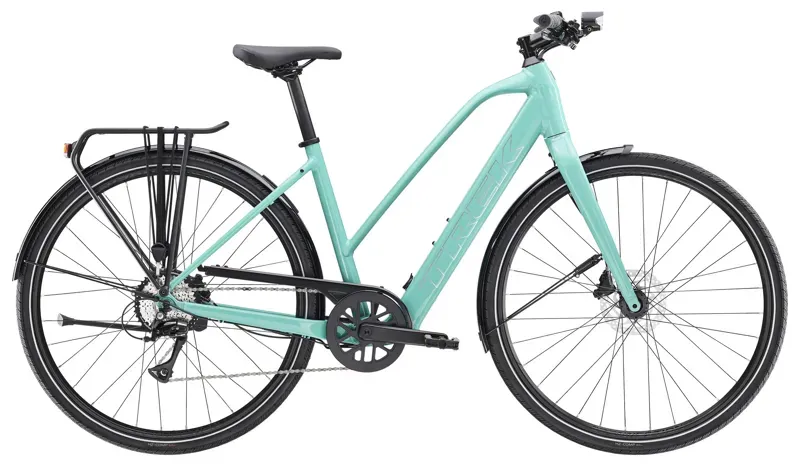 Trek FX+ 2 Stagger E-bike In Blue Sage