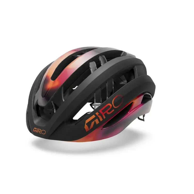 Giro Aries Spherical Helmet in Black/Frequency Orange