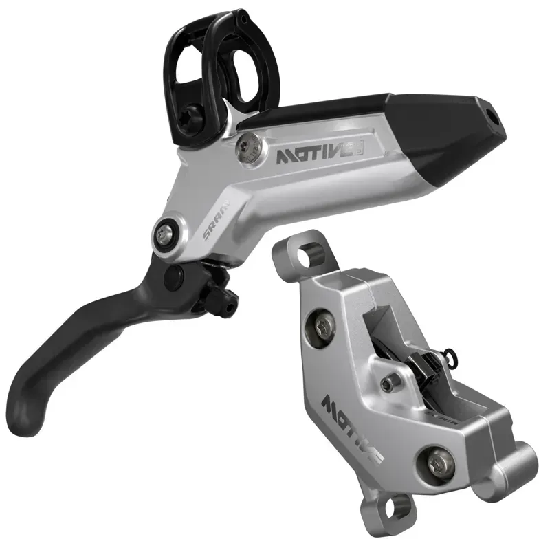 SRAM Disc Brake Motive Ultimate - Clear Ano Bearing Carbon LeverTool Free Reach Bleeding Edge (includes MMX Clamp Rotor/Bracket Sold Separately) A1: CLEAR ADIZED
