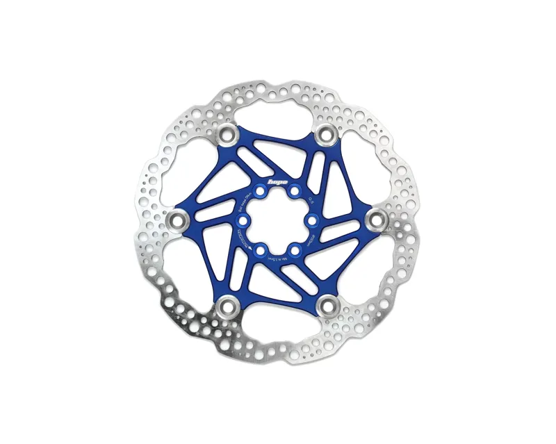 Hope Floating Disc 183mm 6-Bolt Float Rotor in Blue