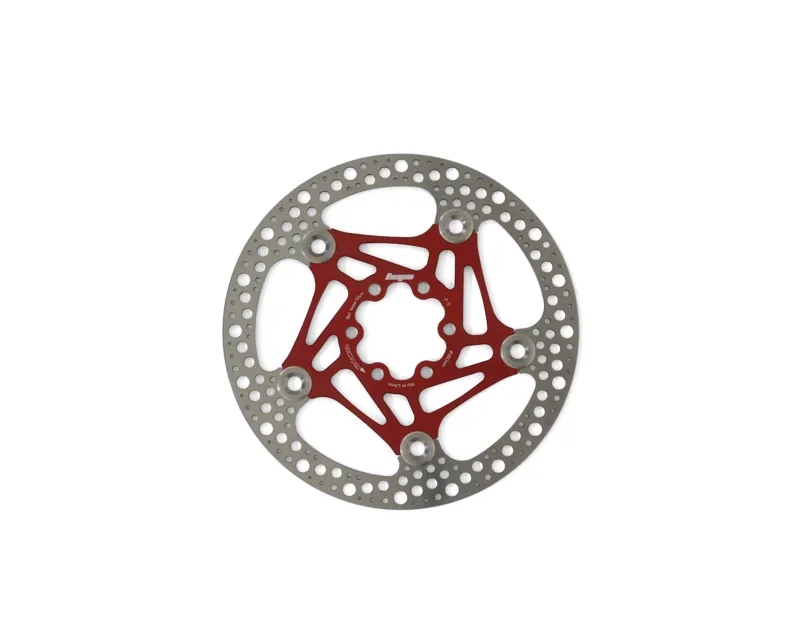 Hope Road 160mm 6 Bolt Floating Disc Brake in Red