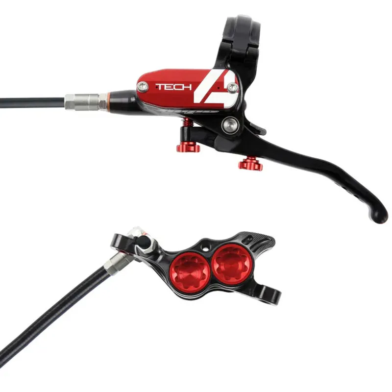 HOPE Tech 4 E4 - No Rotor - Black/Red
