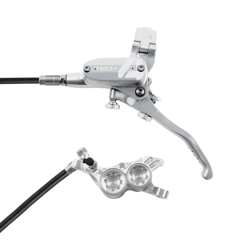 HOPE Tech 4 V4 - No Rotor-Silver/Silver -
