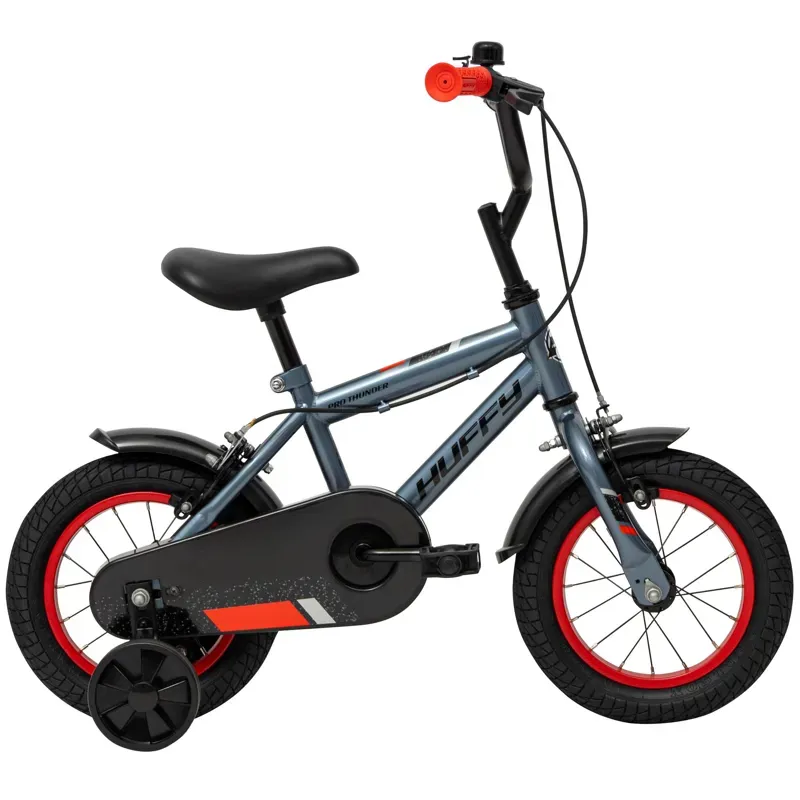 Huffy Pro Thunder Boys' 12-inch Bike in Charcoal Grey