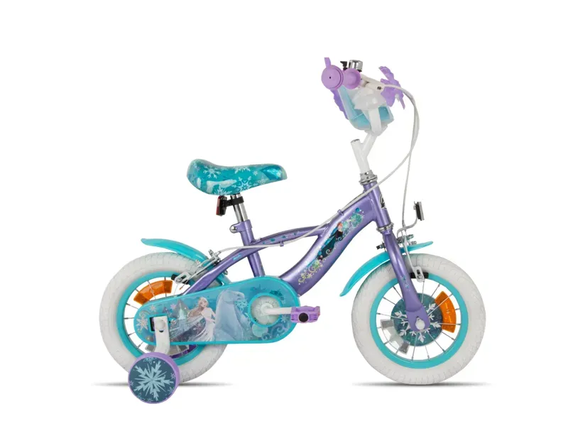 Huffy Disney Frozen 12-inch Kids' Bike in Purple/Green