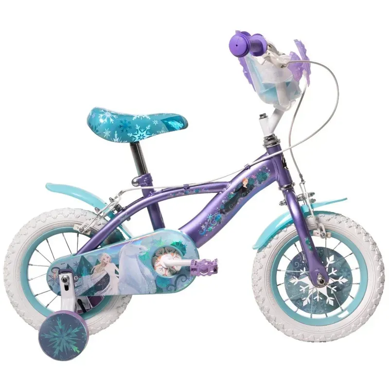 Huffy Disney Frozen 12-inch Kids' Bike in Purple/Green-1
