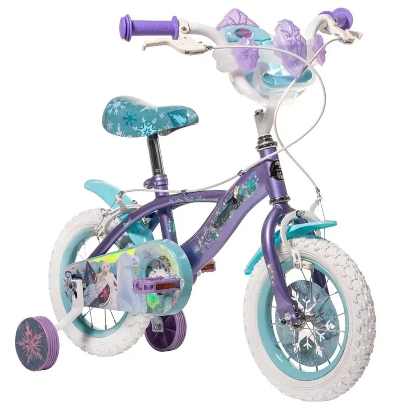 Huffy Disney Frozen 12-inch Kids' Bike in Purple/Green-2