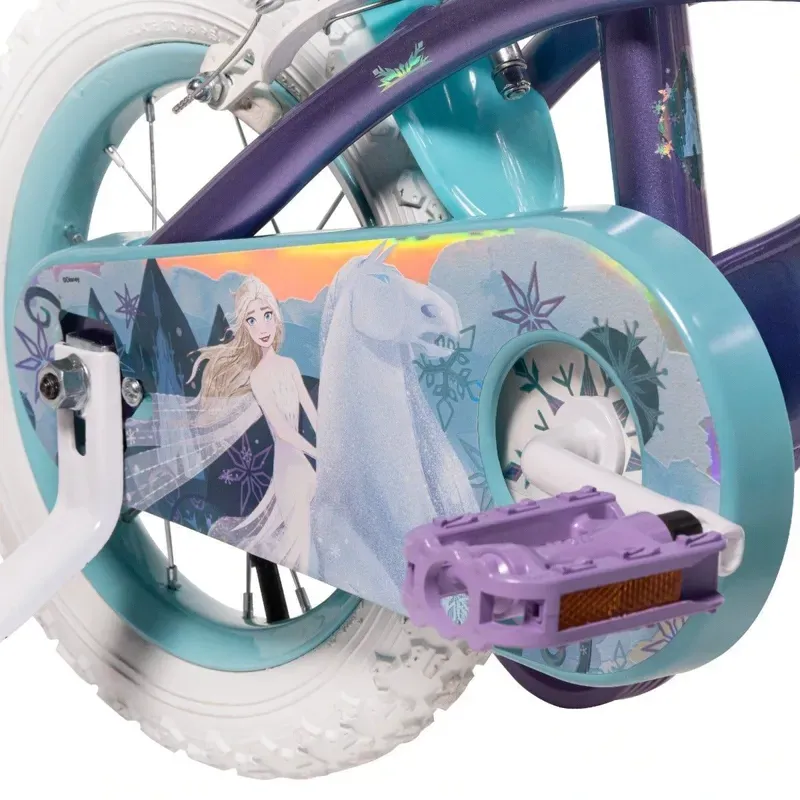 Huffy Disney Frozen 12-inch Kids' Bike in Purple/Green-8