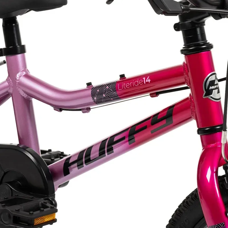Huffy Literide 14-inch Kids' Bike in Bubblegum Pink-5