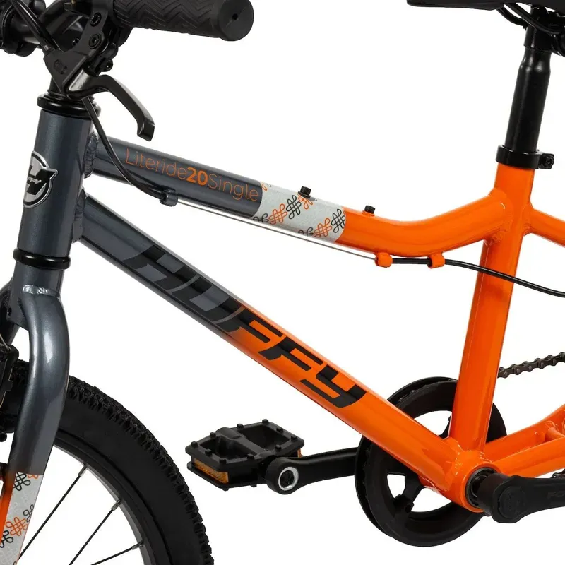 Huffy Literide SS 20-inch Kids' Bike in Tangerine Orange/Pebble Grey-8