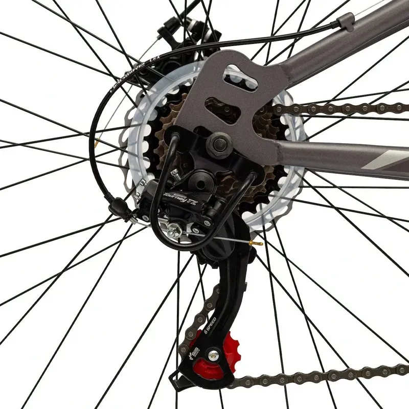 Huffy Marker Full Suspension 27.5-inch Mountain Bike in Heather-5