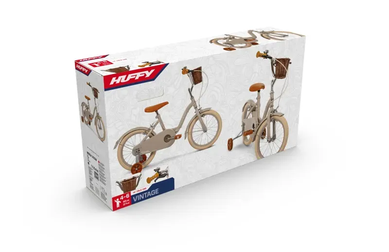 Huffy Vintage 14-inch Single Speed Girls Bike in Warm Grey-11