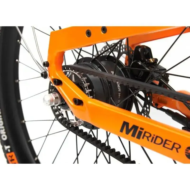 MiRider GB3 24 Compact Step-Through E-Bike In Ember Orange-2