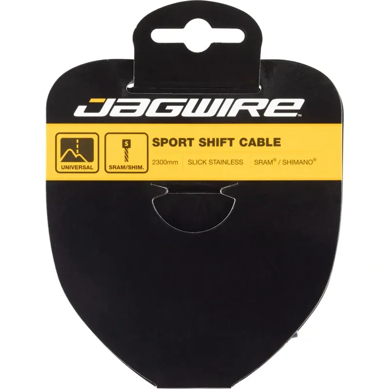 Jagwire Sport 2.3m Slick Stainless Shimano Gear Inner Cable in Silver