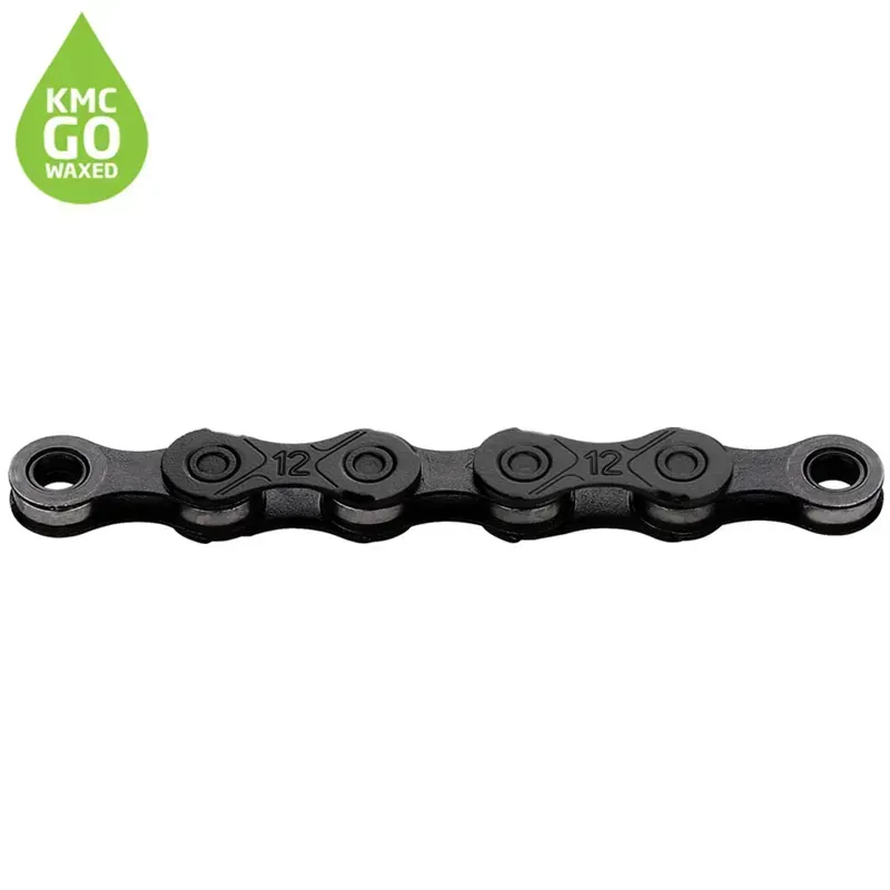 KMC X12 126-link Waxed Chain in Black
