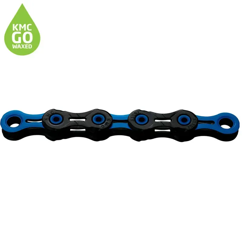 Kmc X11 DLC Waxed Chain 118L In Blue