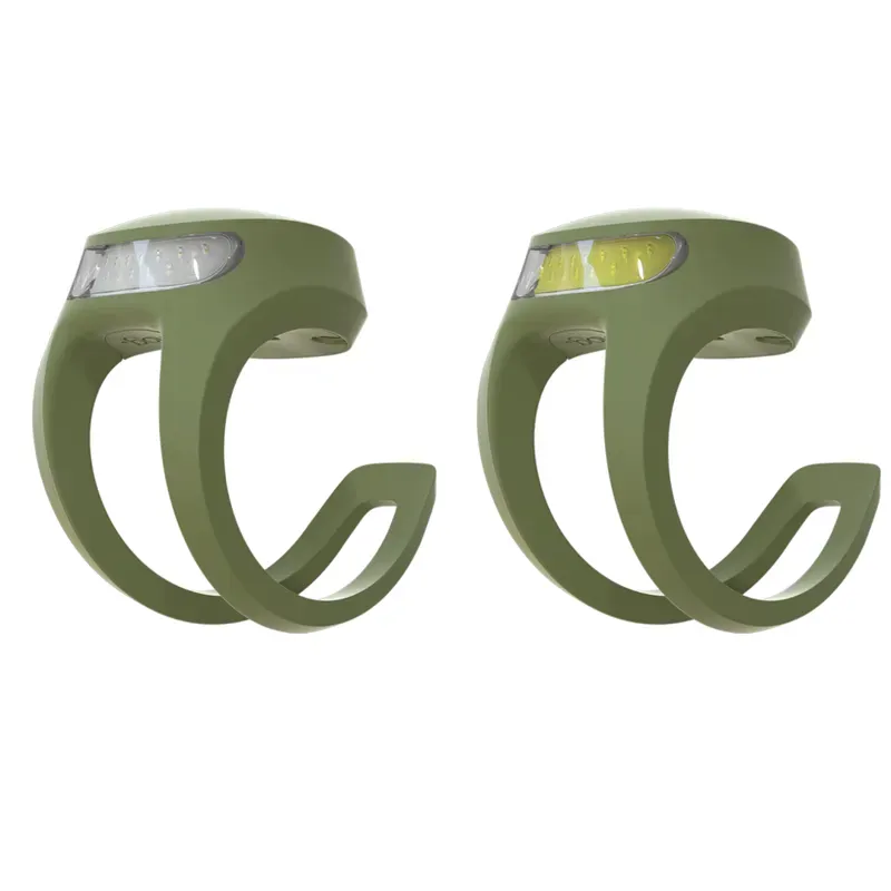 Knog Frog V3 Light Twin Pack in Army Jacket Green-1