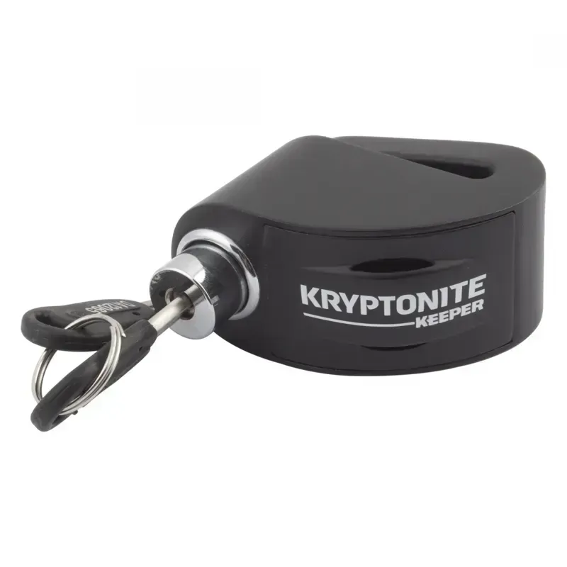Kryptonite Kryptolok Keeper Alarm Disc Brake Lock in Black