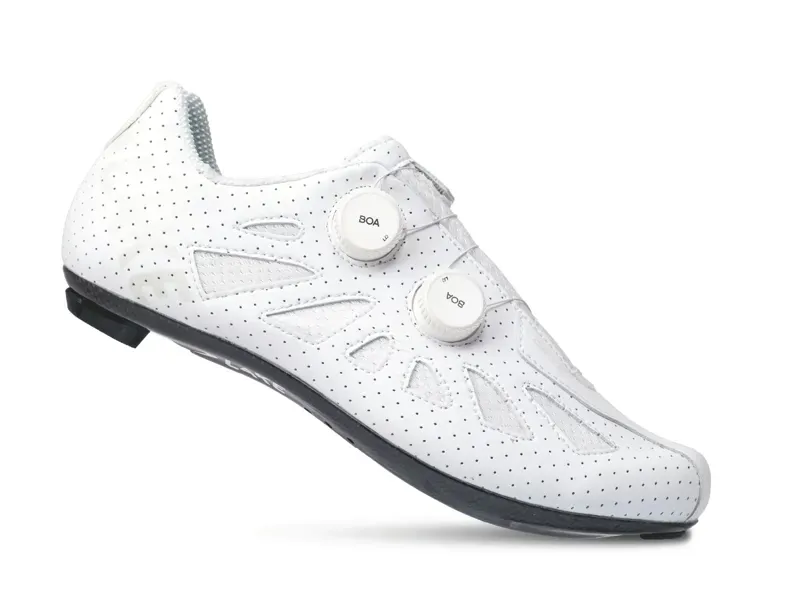 Lake CX302 Narrow Cycling Shoes in Classic White