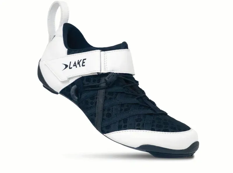 Lake TX224 Competition Triathlon Shoes in White/Black-1