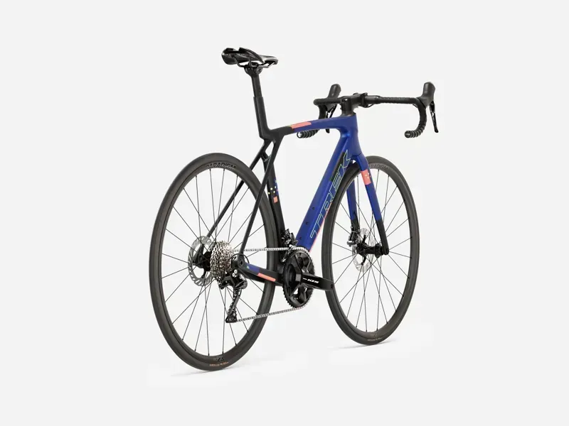 Trek Madone SL 5 Gen 8 Road Bike in Matte Cobalt Blue/Trek Black/Living Coral-1