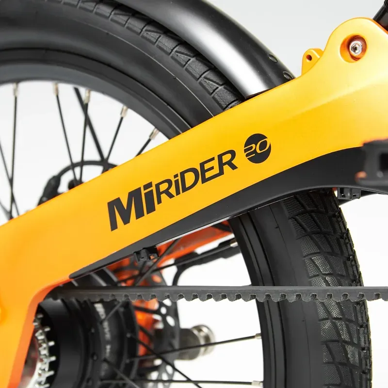 Mirider 20 GB3 Compact Folding Electric Bike in Ember Orange-6
