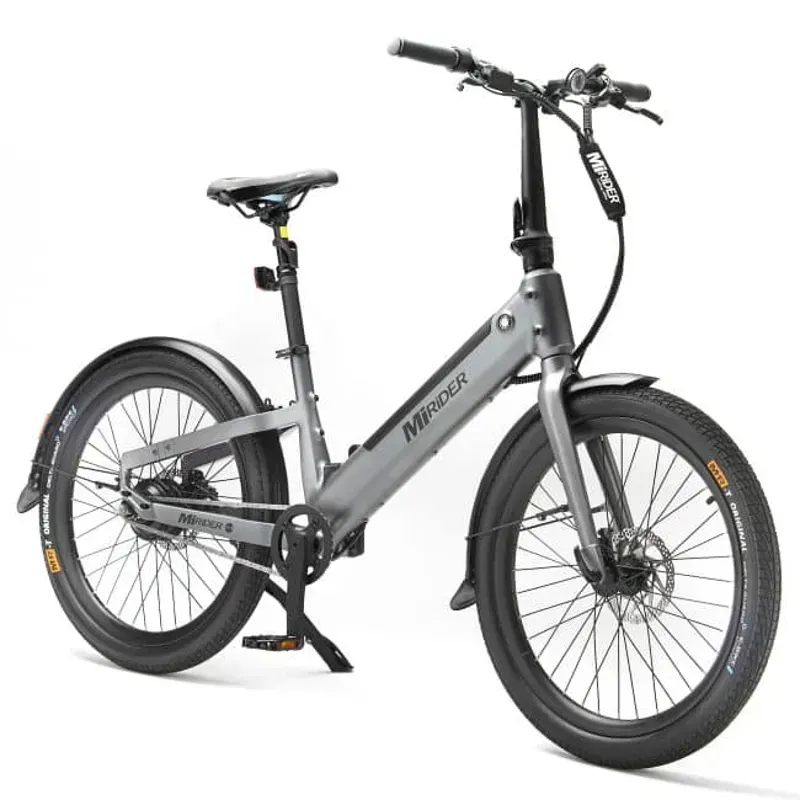 MiRider 24 Compact Step-Through E-Bike In Onyx Grey-2