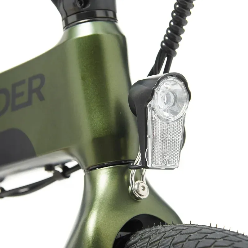 MiRiDER 20 Compact Folding Electric Bike in Aurora Green-3
