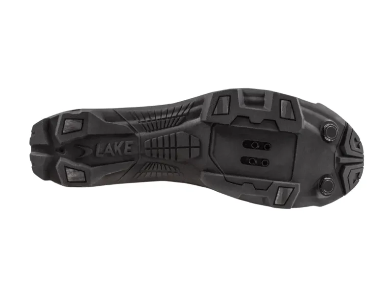 Lake MX242 BLACK/SILVER Leather CFC Carbon Mountain/Trail Shoe-3