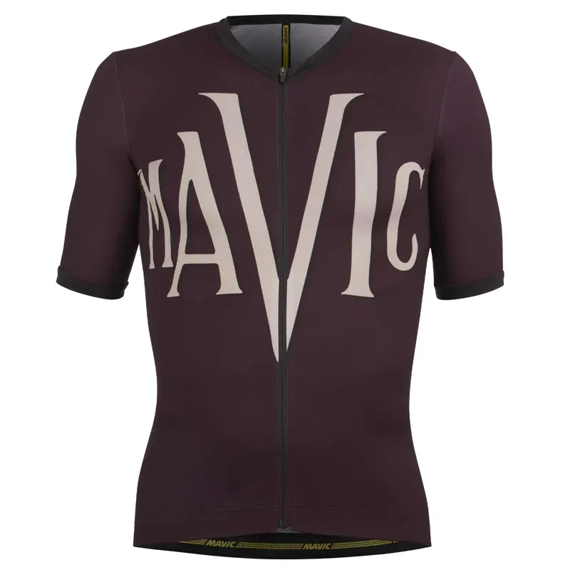 Mavic Heritage Short Sleeved Jersey Burgundy
