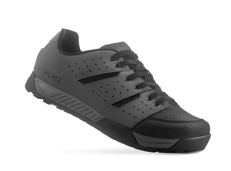 Lake MX169 GREY/BLACK Clarino Mountain/Trail Shoe
