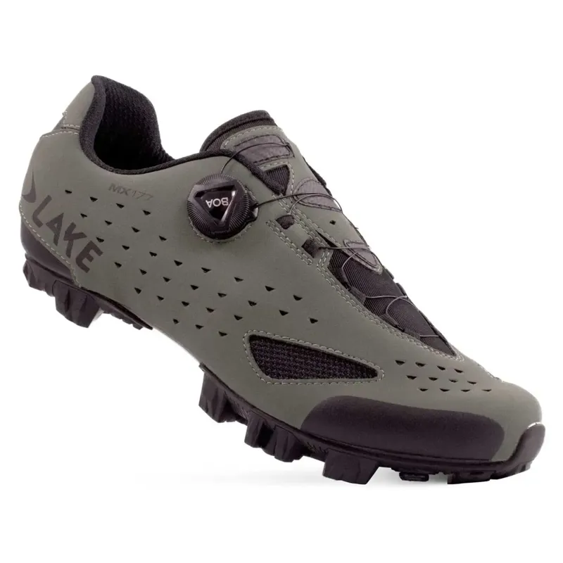 Lake MX177 BEETLE/BLACK Clarino Mountain/Trail Shoe