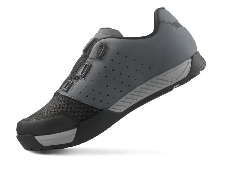 Lake MX201 GREY/BLACK Clarino Mountain/Trail Shoe-3