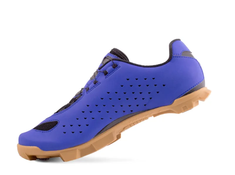 Lake MX219 BLUE/GOLD Clarino Carbon Mountain/Trail Shoe-2