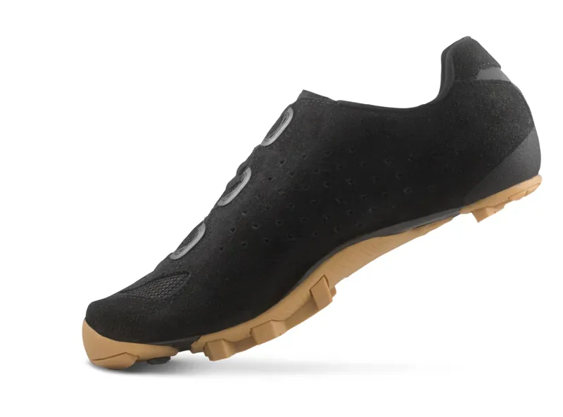 Lake MX238 BLACK Suede Carbon Gravel Shoe-2
