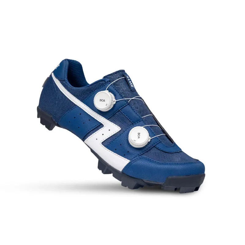 Lake MX30G BLUE/MESH Clarino Carbon Gravel Shoe