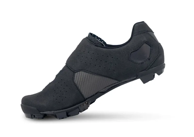 Lake MX333 BLACK/SILVER Leather CFC Carbon Mountain/Trail Shoe-1