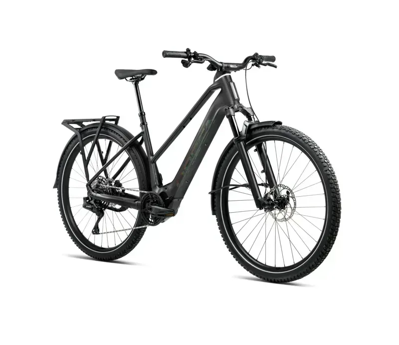 Orbea Kemen Adv 30 Mid E-Hybrid Bike In Diamond Black Matt Gloss-1
