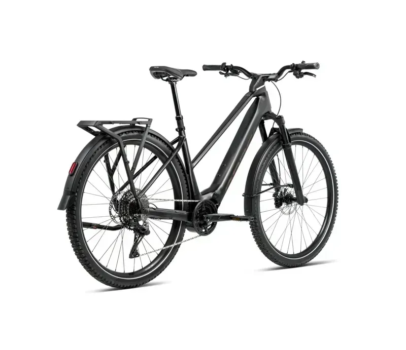 Orbea Kemen Adv 30 Mid E-Hybrid Bike In Diamond Black Matt Gloss-2