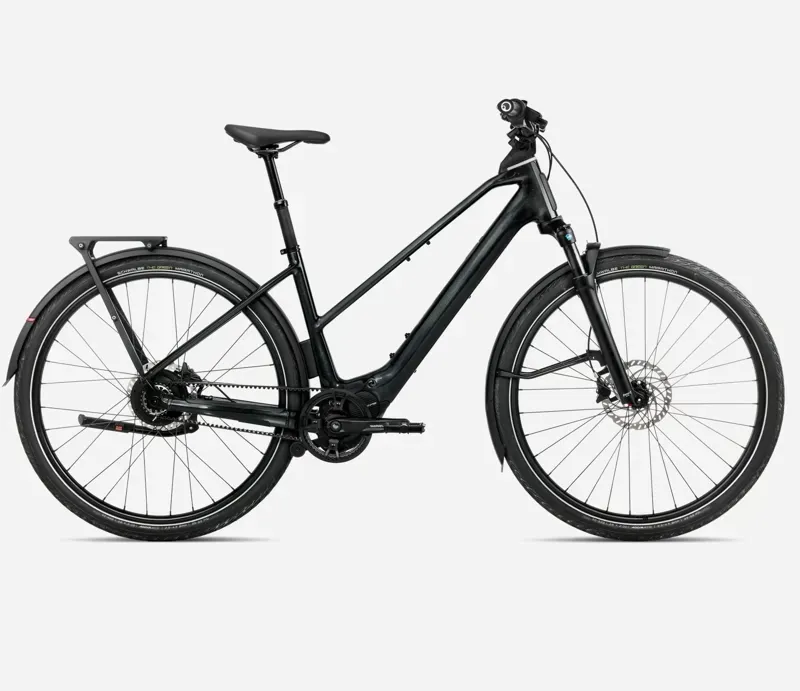 Orbea Kemen Tour 10 Mid E-Hybrid Bike in Diamond Black Gloss
