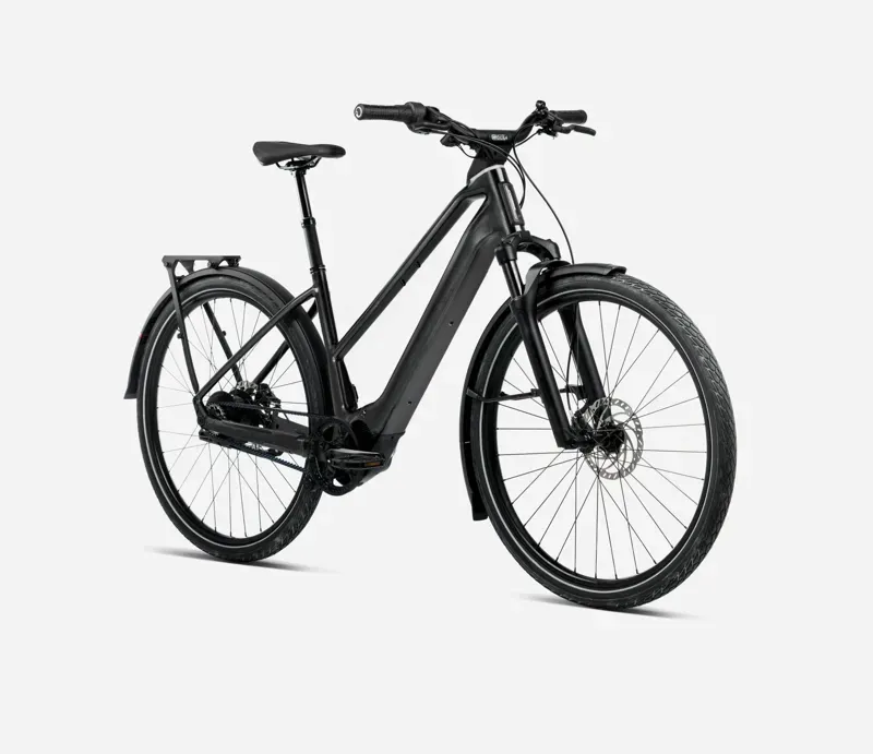 Orbea Kemen Tour 10 Mid E-Hybrid Bike in Diamond Black Gloss-1