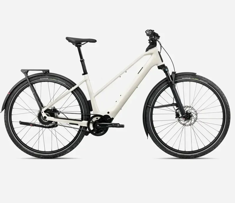 Orbea Kemen Tour 10 Mid E-Hybrid Bike in Ivory White Gloss